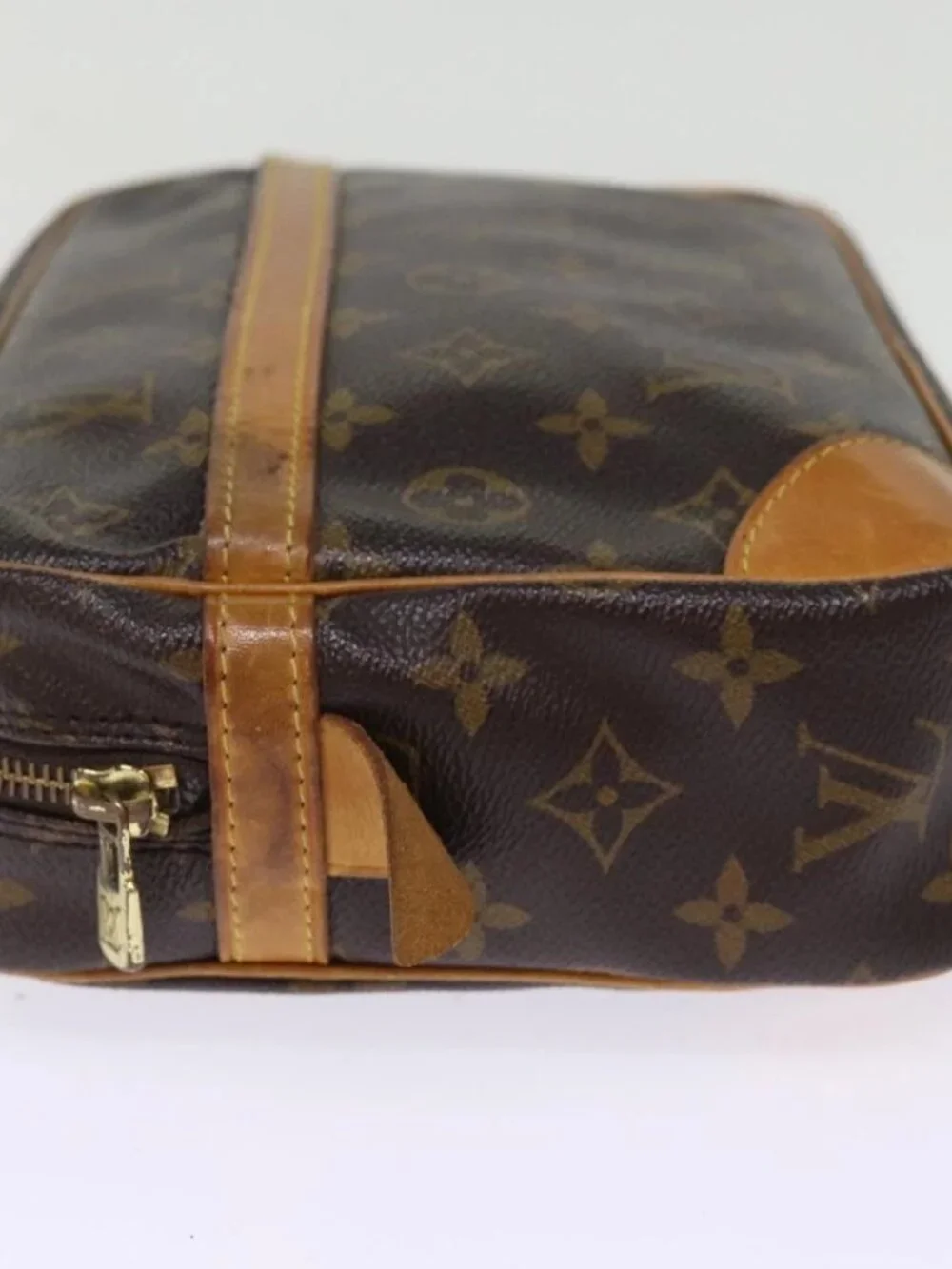 LOUIS VUITTON Monogram Compiegne 28 Clutch Bag M51845 LV Auth